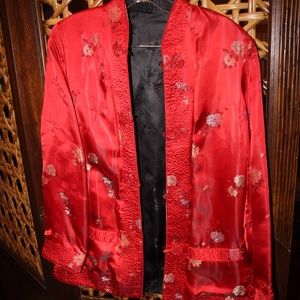 Silk Reversible Asian Inspired Jacket